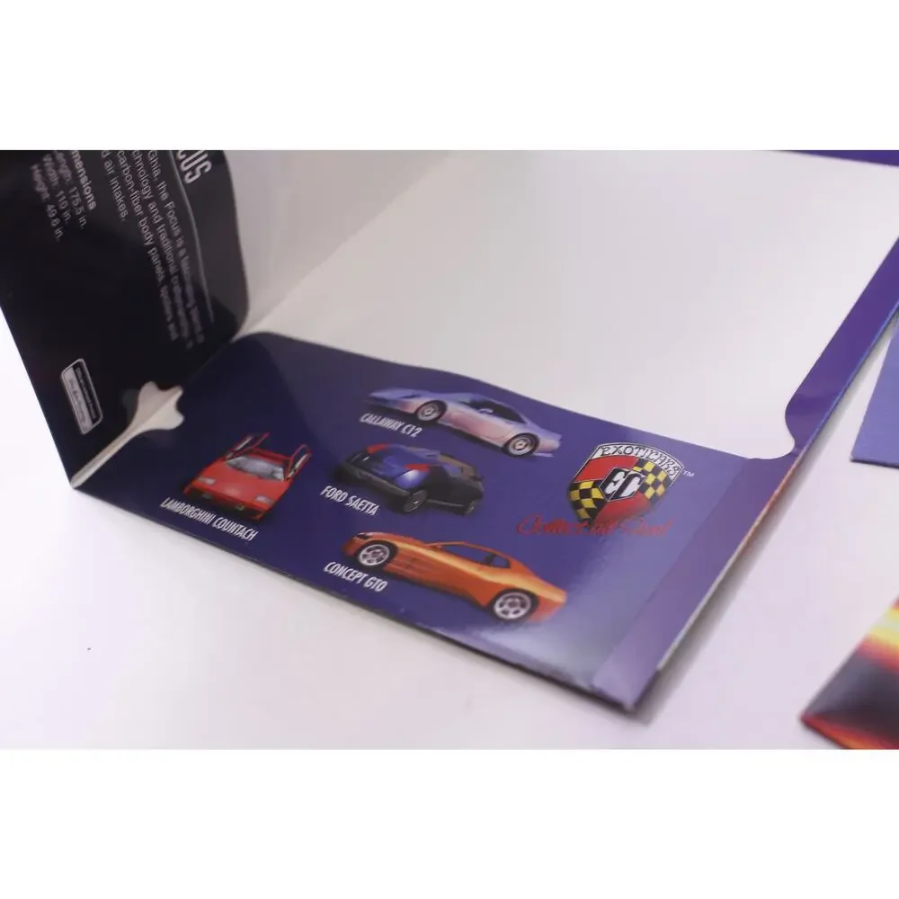 Sports Car, Portfolio, Lot, Paper Folder, Set of 6, Automotive, ~ 260115-WH 903